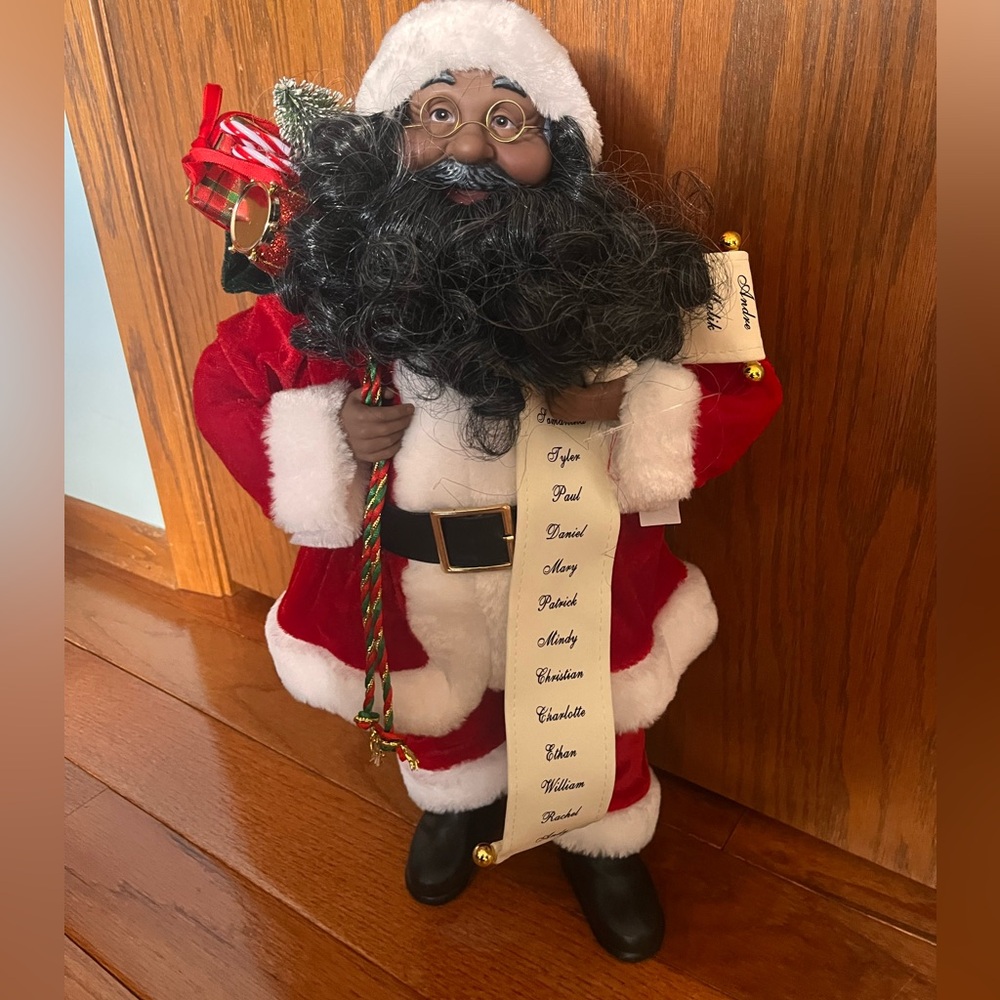 Standing Santa - approximately 17” tall - NWT